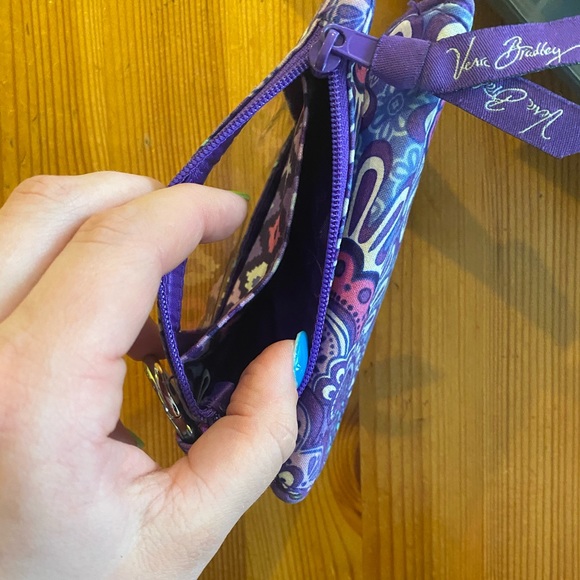 vera bradley purple classic wallet - Picture 3 of 3